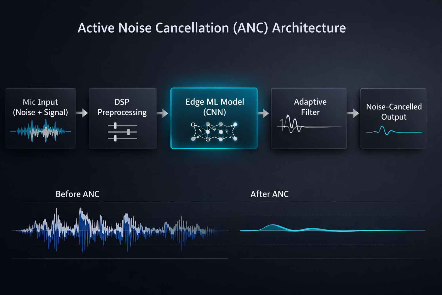 Active Noise Cancellation (AI / Edge ML)